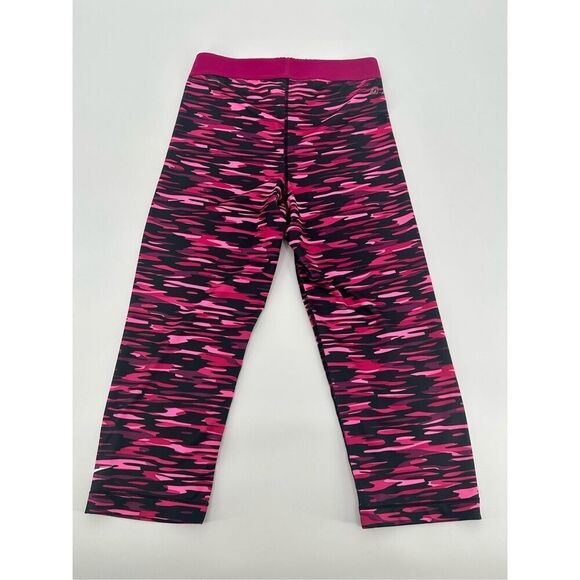 Nike Pro Dri-Fit pink camo crop leggings size M - Picture 7 of 8